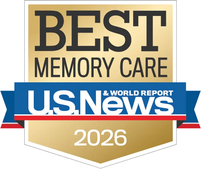 Best Memory Care US News 2026 badge